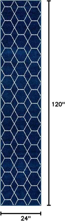 Unique Loom Trellis Frieze Collection Area Rug - Image 2