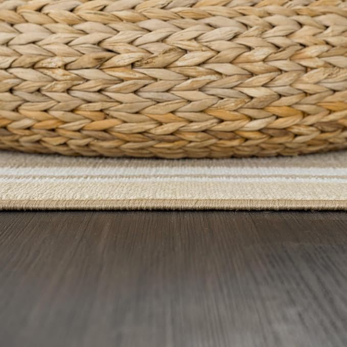Beverly Rug Non Slip Area Rugs 8x10 Modern Bordered Non Skid Rubber Backing - Image 5