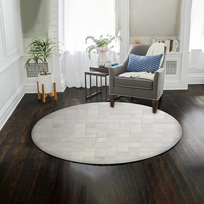 Round Area Rug – Soft Modern Carpet - Image 2