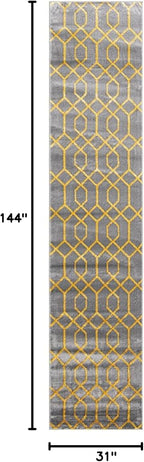 Unique Loom Glam Collection Area Rug - Image 2