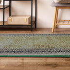 Antep Rugs Alfombras Bordered Modern 2x5 Non-Slip Low Pile Rubber Backing - Image 6