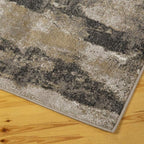 LUXE WEAVERS Lagos Collection Beige 4x5 Abstract Area Rug - Image 5