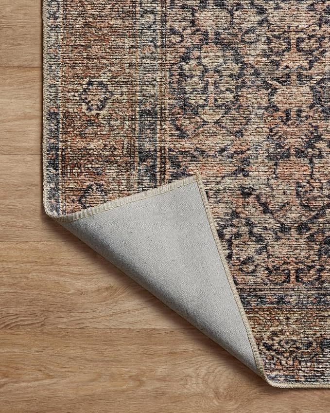 Loloi Amber Lewis Billie Collection, Ink & Salmon 2'-6" x 7'-6" Area Rug – - Image 10