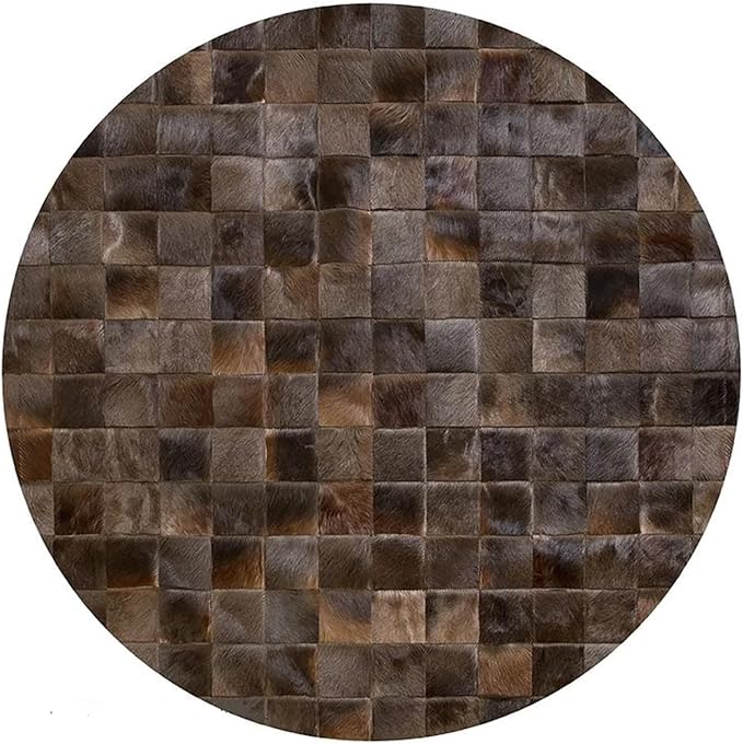 Round Area Rug – Soft Modern Carpet by SNALFEHOME