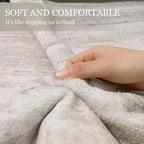 MUJOO Washable Runner Rug 2x8, Modern Abstract Area Rugs - Image 5