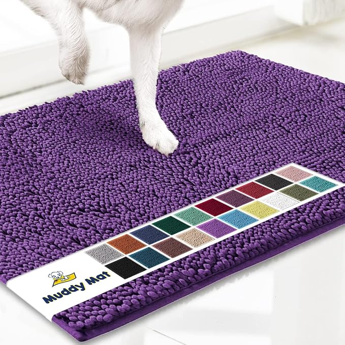 Muddy Mat® | Super Absorbent Door Mat Indoor, Microfiber Quick Dry Chenille by MuddyMat%C2%AE