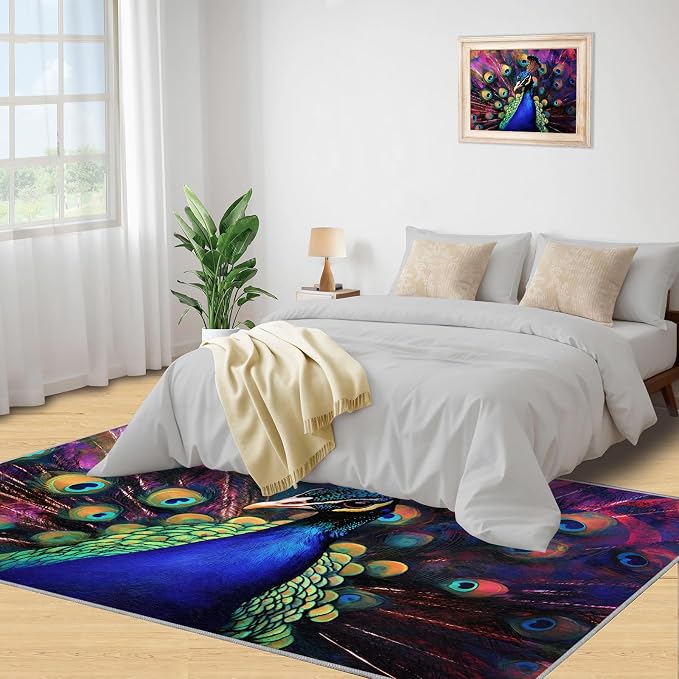 Peacock Rugs for Bedroom - Image 4