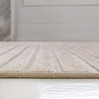 JONATHAN Y Hallie High-Low Curve Beige/Cream 8x10 Indoor/Outdoor Area Rug - Image 6