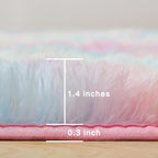 Andency 6x9 Area Rugs, Large Shag Fluffy Soft Shaggy Rugs - Image 2