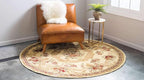 Unique Loom Versailles Collection Traditional Classic Floral Motif Area Rug - Image 4