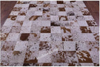 Modern Design Premium Cowhide Leather Carpet - Image 4