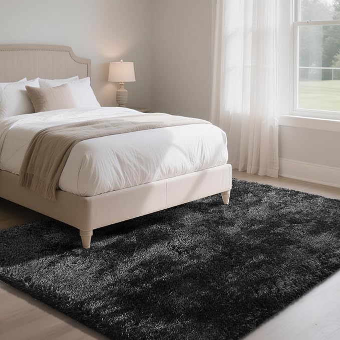 Fluffy Rug Shaggy Area Rug, Large Shag Area Rugs - Image 3