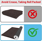 GOYLSER 12ft Jute Laundry Room Rug Non Slip, Rubber Backed Kitchen Rug Floor - Image 3