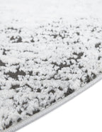 Rugs.com Leipzig Collection Rug – 5x8 Oval Gray Low-Pile Rug Perfect - Image 5