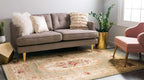 Unique Loom Versailles Collection Traditional Classic Floral Motif Area Rug - Image 2