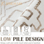 jinchan Moroccan 4x6 Area Rugs for Bedroom - Image 2