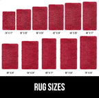 GORILLA GRIP Bath Rug Mat 60x24, Thick Soft Absorbent Chenille, Quick Dry - Image 6