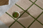 Scalloped Border Wool Area Rug - Image 5