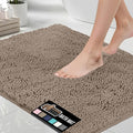 GORILLA GRIP Bath Rug Mat 54x24, Thick Absorbent Chenille, Quick Dry Microfiber by GorillaGrip