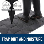 OLANLY Door Mats Indoor, Dirt Resist, Entrance Washable Mat, Low-Profile Inside - Image 4
