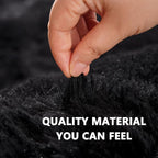 Beglad Fluffy Large Area Rugs 9x12 Feet, Modern Minimalist Style Shag Fuzzy Rugs - Image 8