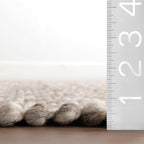 Rugs USA Marilyn Charcoal/Ivory, Hand Woven, Soft and Cozy, High Traffic - Image 2