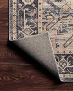 Loloi Hathaway Collection HTH-01 Navy/Multi 2'-6" x 7'-6", .25" Thick Runner Rug - Image 9