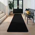 Runner Rug for Hallway, 2x8 Feet Non-Slip Washable Black Long Area Rug Runners - Image 8