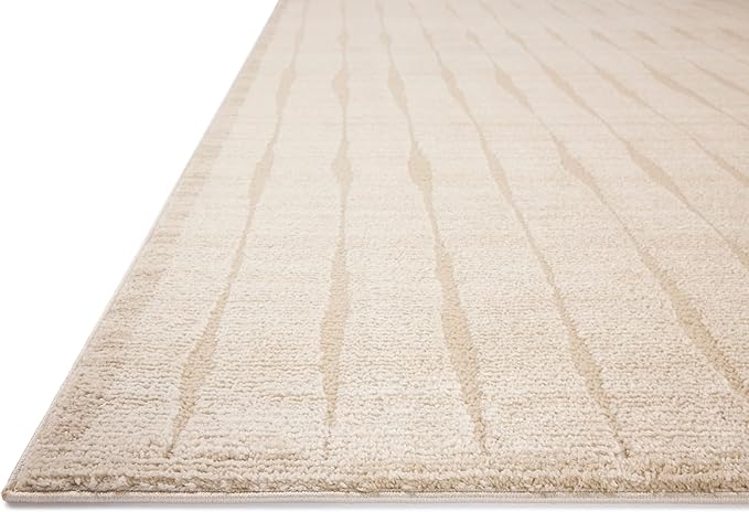 Loloi Chris Loves Julia Calvin Collection CLV-02 Ivory/Oatmeal 2'-3" x 3'-10" - Image 6