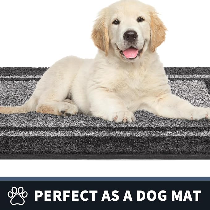 PURRUGS Dirt Trapping Door Mat 34" x 60", Non-Slip/Skid Machine Washable - Image 6