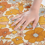 Erosebridal Hippie Flower Bath Rugs Groovy Birthday Decorations Bathroom Mats - Image 5