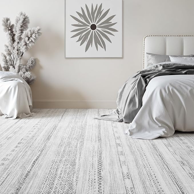 9x12 Area Rugs for Living Room Machine Washable Rug Distressed Indoor Carpet - Image 4