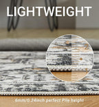 zesthome Washable Rug 6x9 Area Rugs, Stain Resistant Rugs - Image 5