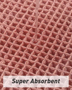 AMOAMI Upgraded Waffle Bath Mat, Super Absorbent Non Slip Bath Mats - Image 3