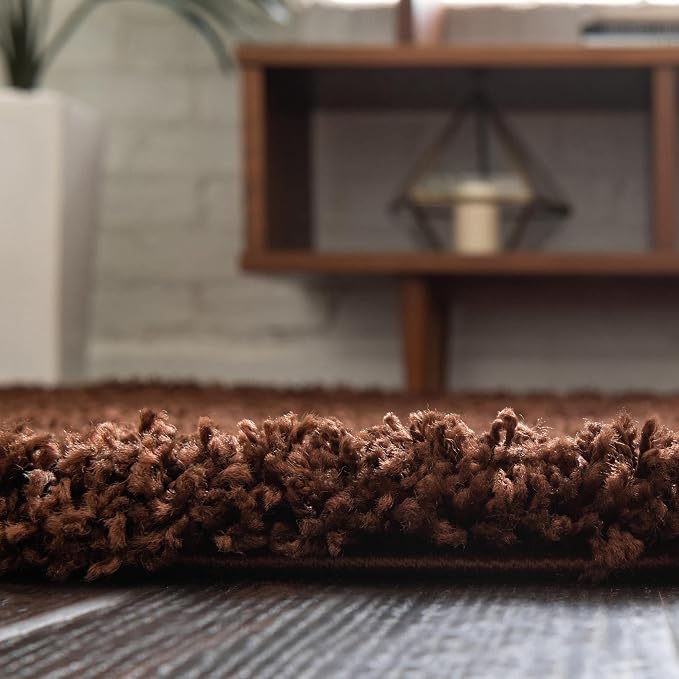 Unique Loom Solid Shag Collection Area Rug - Image 12
