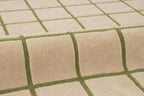 Scalloped Border Wool Area Rug - Image 6