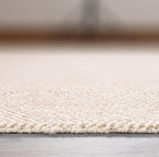 Modern Herringbone Chevron Collection Handcrafted Wool Area Rug - Image 6