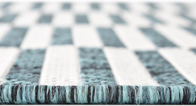 Unique Loom Outdoor Striped Collection Area Rug - Image 4
