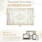 Vintage Living Room Area Rug - Image 2