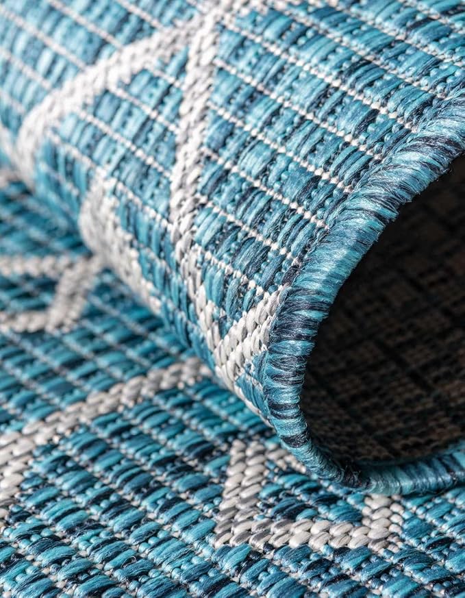 Unique Loom Outdoor Trellis Collection Area Rug - Image 6