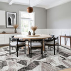 8X10 Area Rugs for Living Room Bedroom, Modern Abstract Large Carpet Washable - Image 3