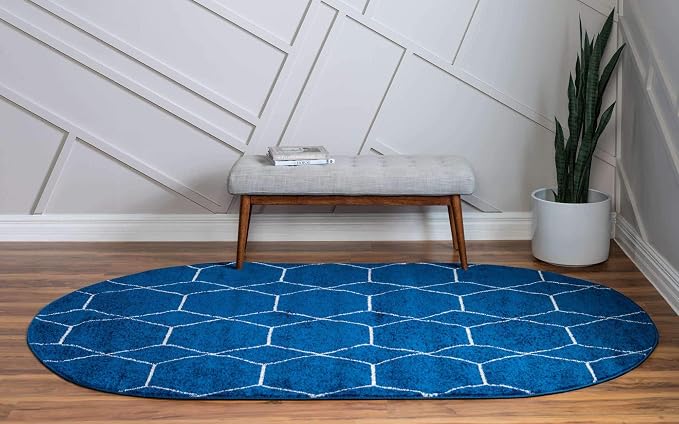 Unique Loom Trellis Frieze Collection Area Rug - Image 4