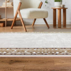 Antep Rugs Alfombras Bordered Modern 3x5 Non-Slip Low Pile Rubber Backing - Image 7