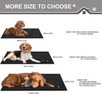 BEQHAUSE Dog Door Mat for Muddy Paws 20"x32" Dirt Trapper Absorbent Doormat Non - Image 7
