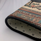 Horse Western Boho Ethnic Style Area Rug Washable Outdoor Rugs Anti-Slip Soft - Image 4