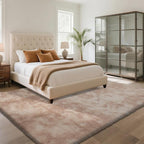 Fluffy Rug Shaggy Area Rug, Mottling Beige 5x8 Area Rugs - Image 3