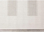 6x9 Rug with Modern Striped Pattern, Stylish Neutral Area Rug in Beige and Cream - Image 9