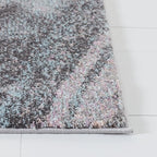 SAFAVIEH Glacier Collection 2'3" x 12' Pink / Blue GLA126U Modern Abstract - Image 3