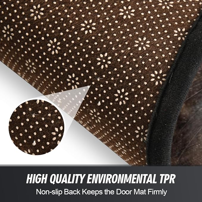 Soft and Cozy 3ft Small Round Rug Non-Slip, Washable Indoor/Outdoor Rug - Image 4
