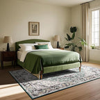 Large Area Rugs 6x9, Washable Vintage Rugs -Low Pile, Soft Plush Rugs - Image 4